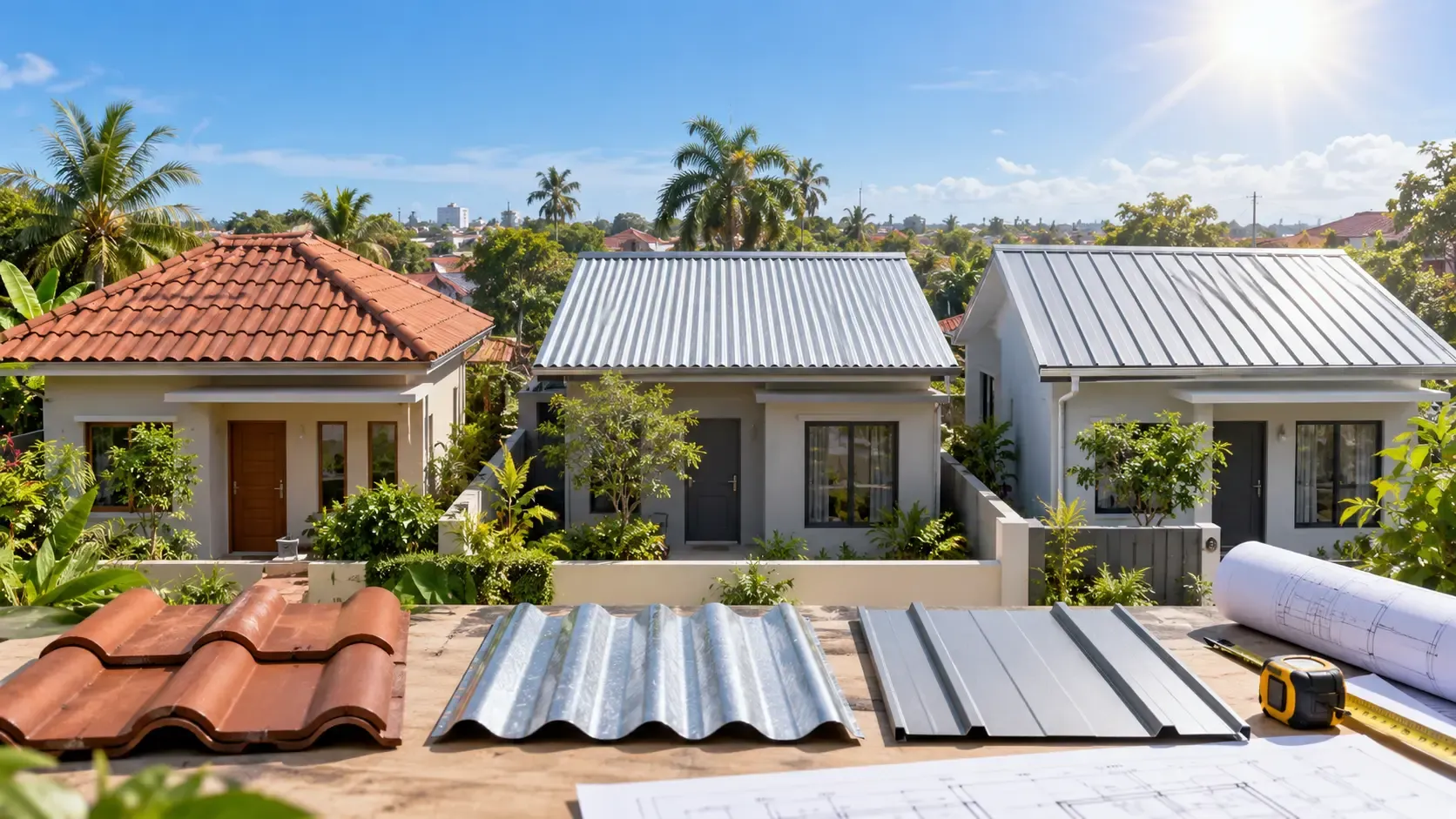 Jenis-Jenis Atap Rumah: Genteng Beton, Metal, atau Spandek — Mana yang Paling Tahan Panas untuk Iklim Surabaya-Sidoarjo?